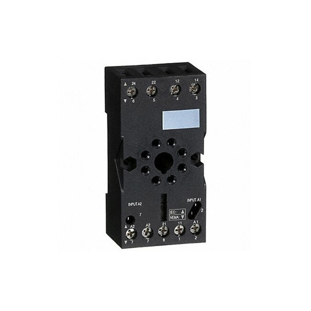 Schneider Electric Rlay Scket,Fingr Safe/Elevator,8 Pin,10A RUZC2M
