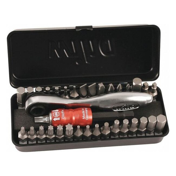 Wiha DriverBitSet,35pcs,Steel,Shank:1/4" 74996