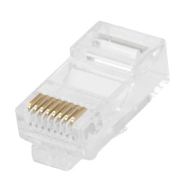 Monoprice Plug,Modular,RJ45,8P8C,Stranded,PK50 7322