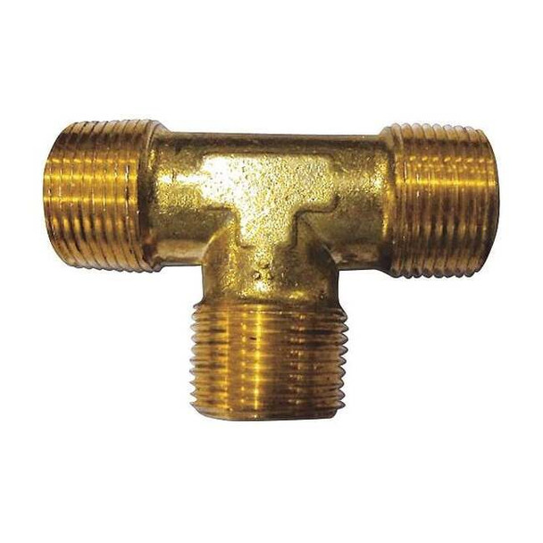 Manufacturer Varies Tee Brass Male Tee, 3/8 in Male NPT X 3/8 in Male NPT 6AYV3