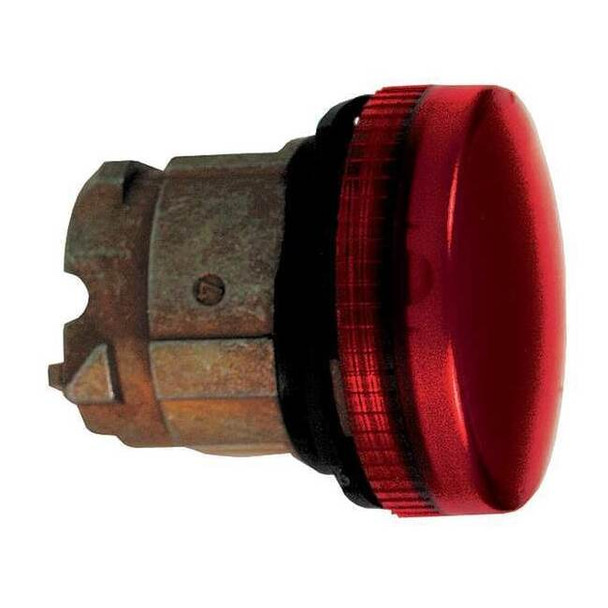 Schneider Electric Pilot Light Head, Red, LED, 22 mm ZB4BV043S