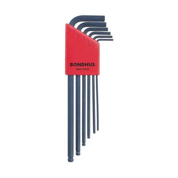Bondhus 6 Piece Metric L-Shape Hex Key Set, 10946 10946