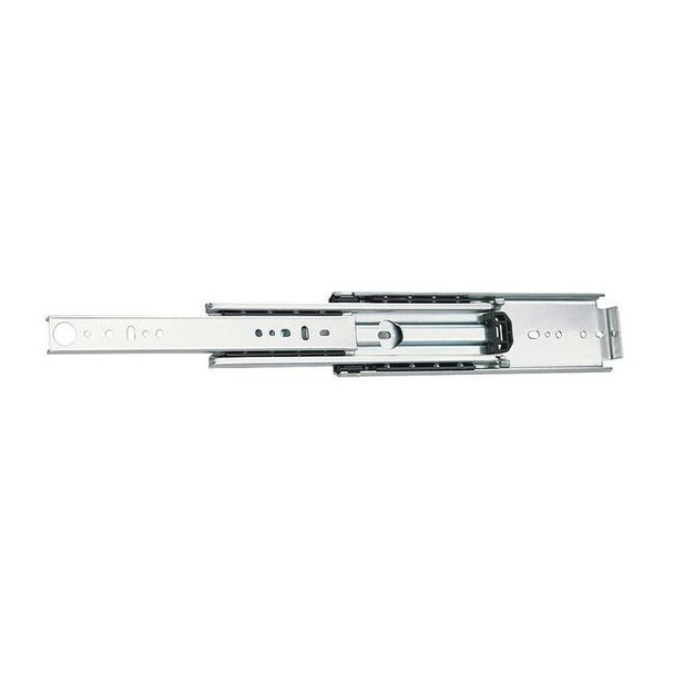 Drawer Slide, Side, Flat/Bracket Mount, Soft Close, PK2, 1/2"W