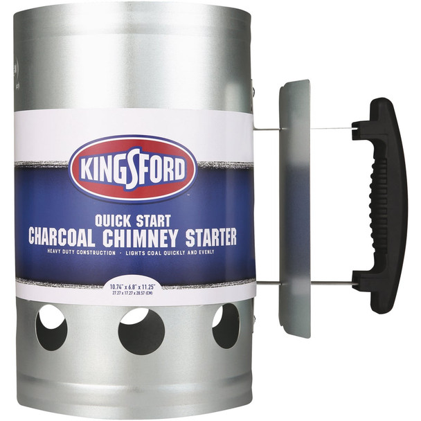 Kingsford Quick Start 6.8 In. Zinc-Plated Steel Chimney Charcoal Starter BBP0466