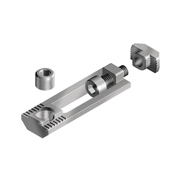 Fath MillingConnector,Alum,Gry,5.5mm,19.5mm 099D1045TM0630