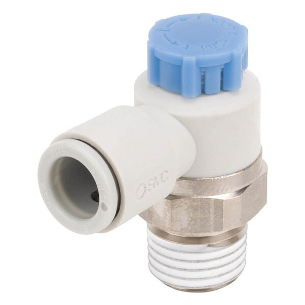 Smc Speed Control Valve,6mm Tube,1/8 In AS2211F-01-06SA