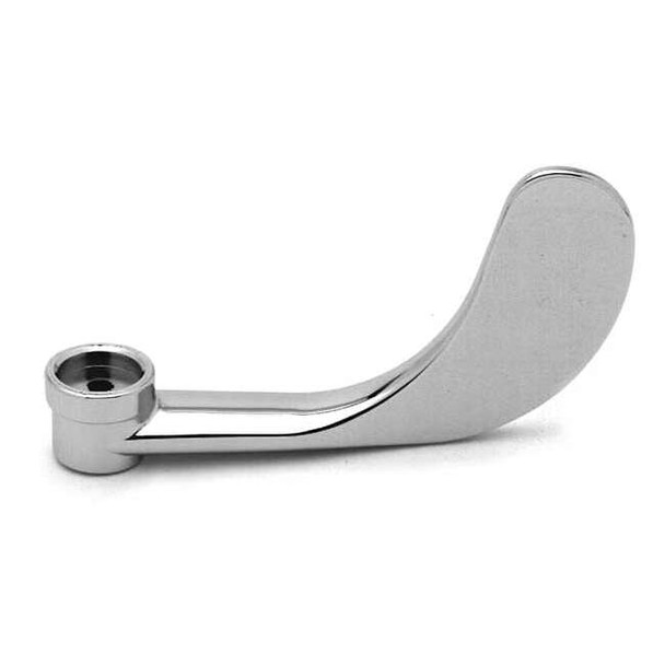 T&s Brass 4" Hot Faucet Handle, Wrist Blade, Chrome B-WH4-H