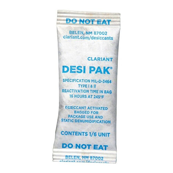 Armor Shield Desiccant,0.14cuft,White,1/6oz,PK1200 D1/6UCT