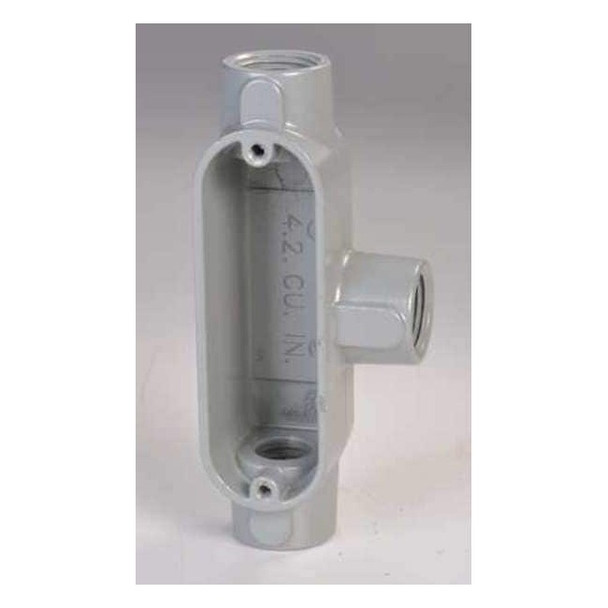 Appleton Electric Conduit Outlet Body,Alum,Trd Sz 1/2in T50T-A