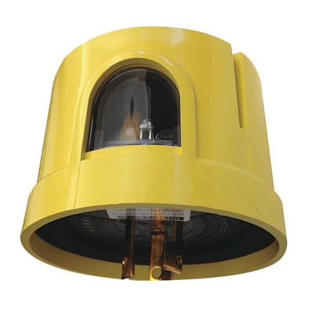 LED Photocontrol, 1,000 W, Yellow, 5 sec Max, 2 sec Min