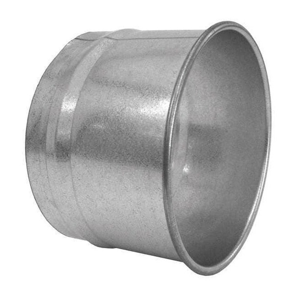 Nordfab 6" x 4" Round Duct Hose Adapter, 22 ga. SS 8040401988