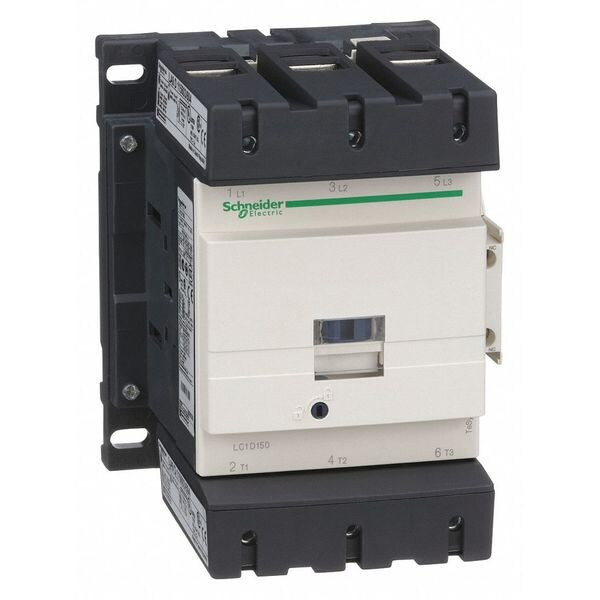 IEC Magnetic Contactor, 1NC/1NO, 120V AC, 3 P, Non-Reversing, Screw Clamp