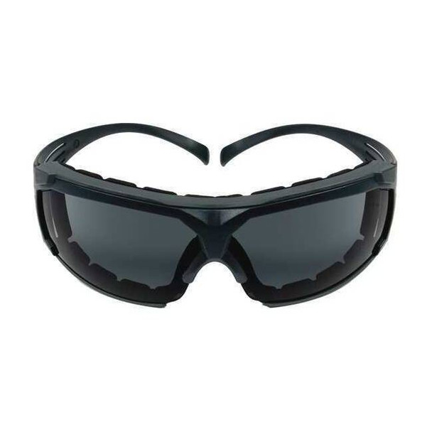 SecureFit 600, Safety Glasses, Anti-Fog, Gray Lens, Gray Frame, Half-Frame