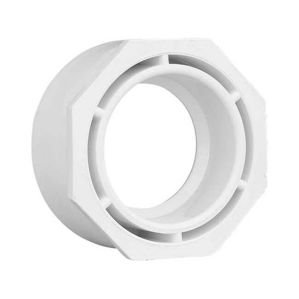 Manufacturer Varies PVC Flush Bushing, Hub x Spigot, 3 in x 2 in Pipe Size 1WKF5