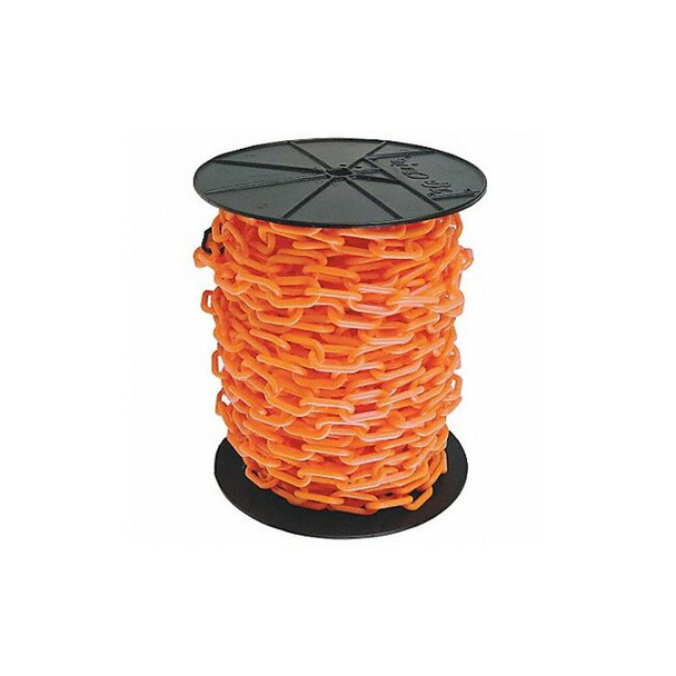 Manufacturer Varies Plastic Chain, Safety Orange, 125 ft Length, Gloss 50112