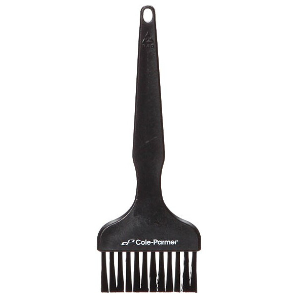 Anti Static Brush, Soft, 6 in L Handle, 3 in L Brush, 9 in L Overall