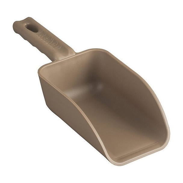 Remco Mini Hand Scoop,Capacity 16 oz.,Brown 630066