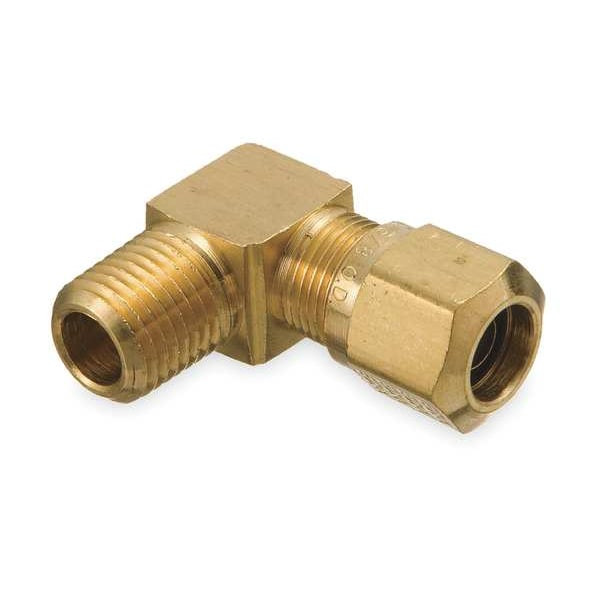 Weatherhead Elbow, Brass, Comp. 5/8 in, NPTF 1/2 in 1469X10X6