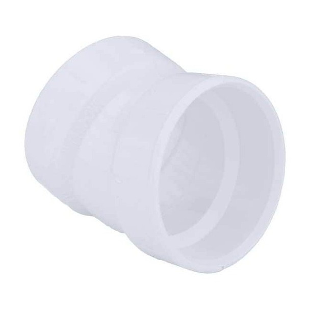 Manufacturer Varies PVC Elbow, 22-1/2 Degrees, Hub, 2 in Pipe Size 1WKE7