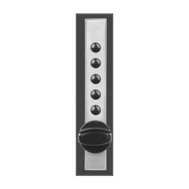 Simplex Cabinet Lock, Spring Latch, Satin Chrome C960226D41