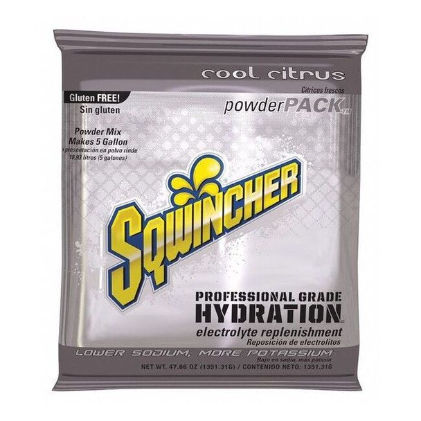 Sqwincher Sports Drink Mix Powder 47.66 oz., Cool Citrus 159016402