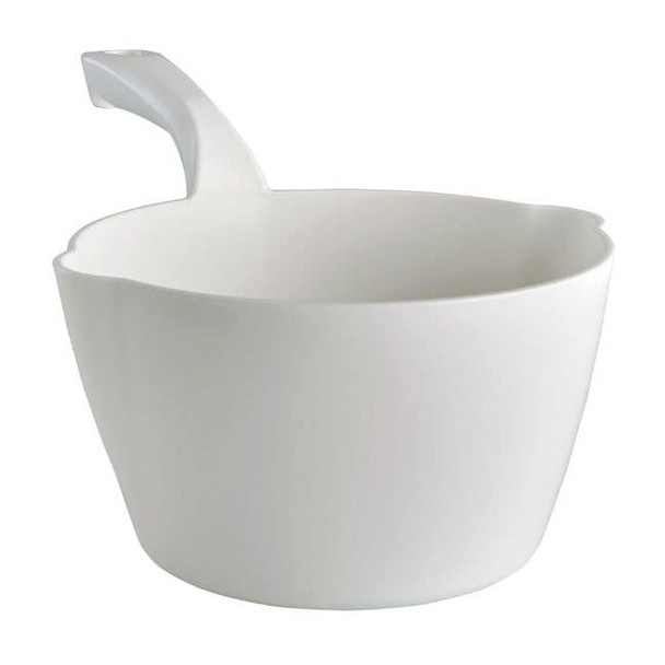 Vikan Large Hand Scoop,White,13" L,8-1/4" W 56825