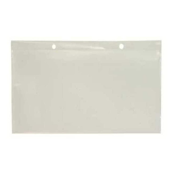 Clear Plastic Conductive ESD Label Holder, 5 1/2 in L, 5 1/4 in W