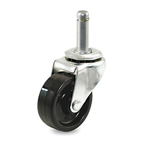 Manufacturer Varies Stem Caster,130 lb. Load,Black Wheel P5S-PB040G-SG1
