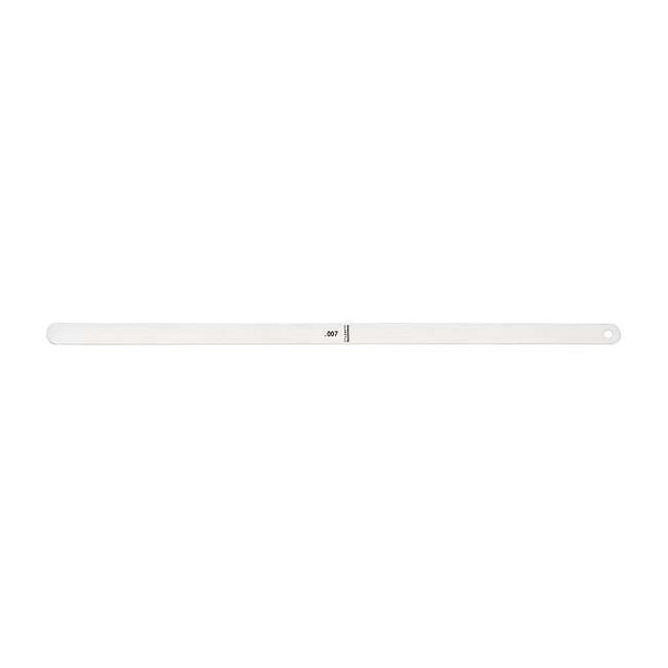 Starrett Thickness Gage,0.007 In,1/2 x 12 In 667-7