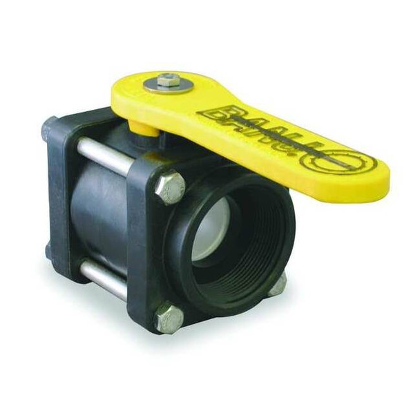 Banjo 1/2" FNPT Polypropylene Ball Valve Inline V050