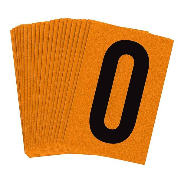 Brady NumberLabel,1-1/2inH,1inW,PK25 5910-0