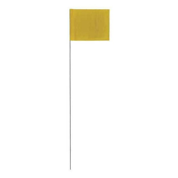 Presco Marking Flag, PVC, Solid, 100 PK 4521Y-200