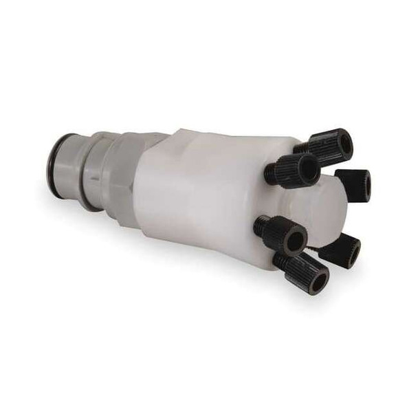 Justrite Gray/White Polypropylene HPLC Manifold 28178