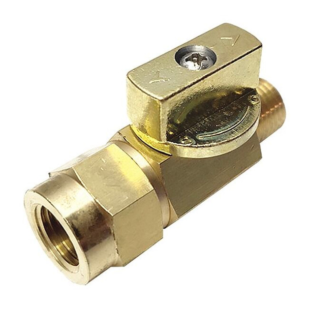 Manufacturer Varies 1/4" FNPT x MNPT Brass Ball Valve Inline G-BVRM-25MF