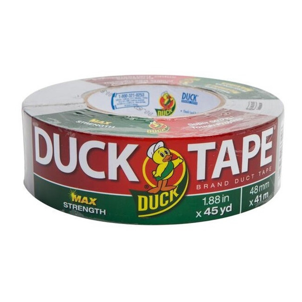 Duck Brand® Duct Tape, Industrial Grade, 1 7/8" x 45 yd, Gray, 1/Each