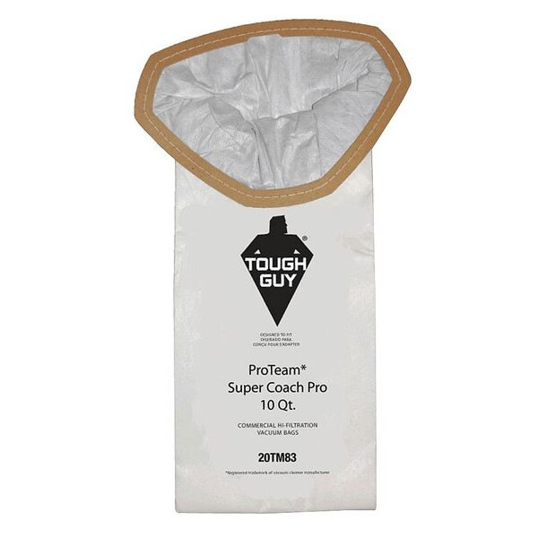 Manufacturer Varies Vacuum Bag, 2-ply, Paper Bag, 10 PK 20TM83