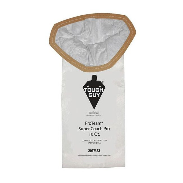 Manufacturer Varies Vacuum Bag, 2-ply, Paper Bag, 10 PK 20TM83