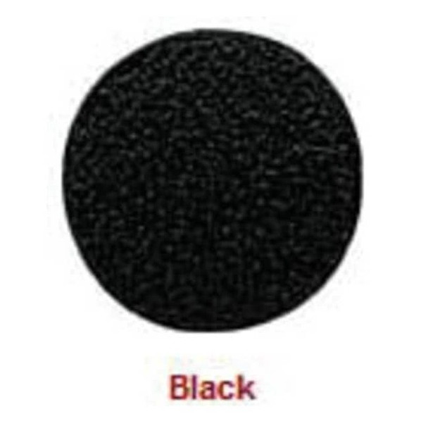 Self-Adhesive Screw Cap, 9/16 in Dia, Black, PVC 53 PK