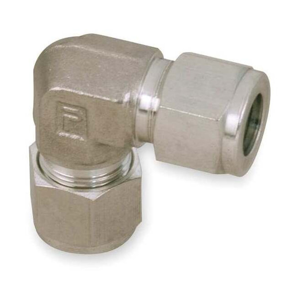 Parker Elbow, Comp. 3/8 in, Comp. 1/2 in 6EE6-316