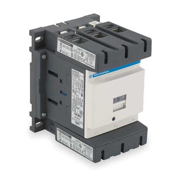 IEC Magnetic Contactor, 1NC/1NO, 24V DC, 3 P, Non-Reversing, Screw Clamp