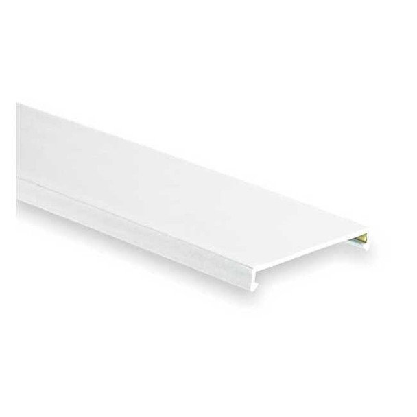 Panduit Wire Duct Cover,Flush,White,4.25Wx0.37D C4WH6-F