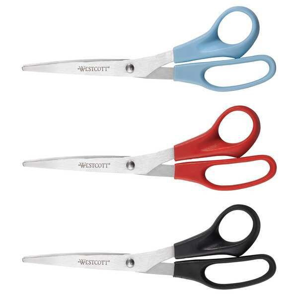 Westcott Multipurpose,Scissors,8 In. L,PK3 13404