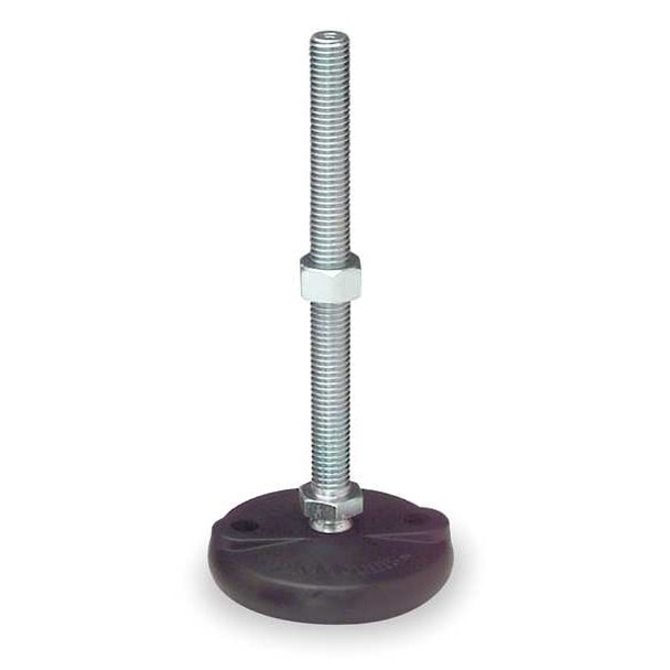 Level Mount, Swivel Stud, 3/4-10, 4in Base, Load Capacity: 7500 lb