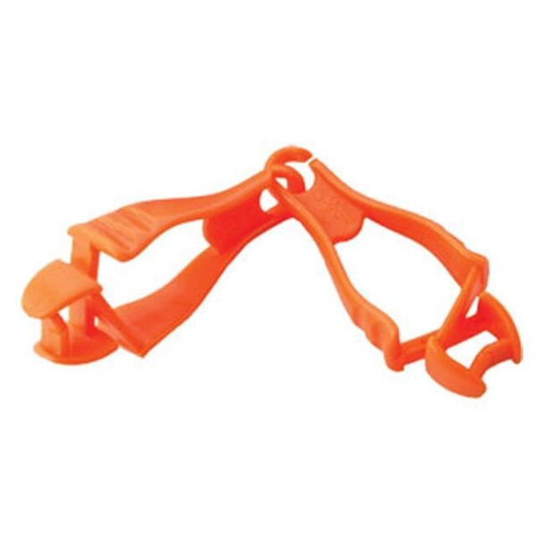 Ergodyne® Squids® 3400 Grabbers w/ Dual Clips, Orange, 1/Each