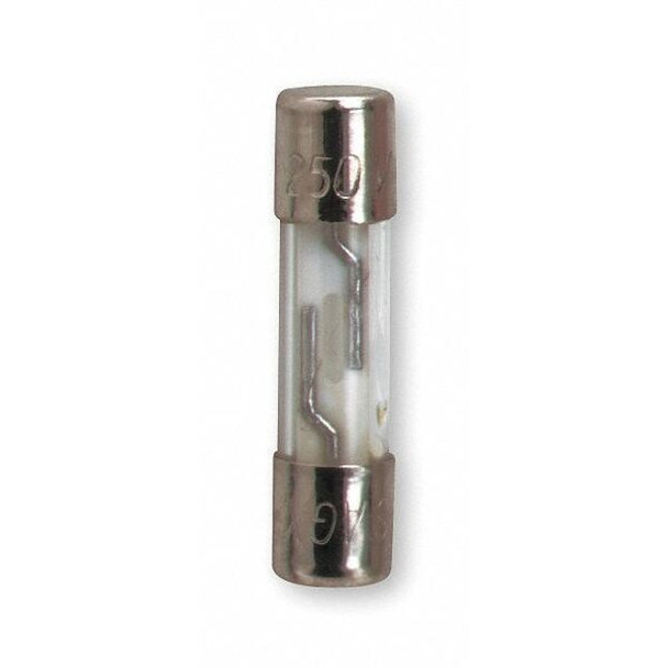 Eaton Bussmann Glass Fuse, 0.25A, 10kA at 125V AC, 35A at 250V AC, 5 PK AGX-1/4