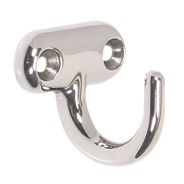 Sugatsune Hook,Silver,Stainless Steel,31/32 in D EP-25