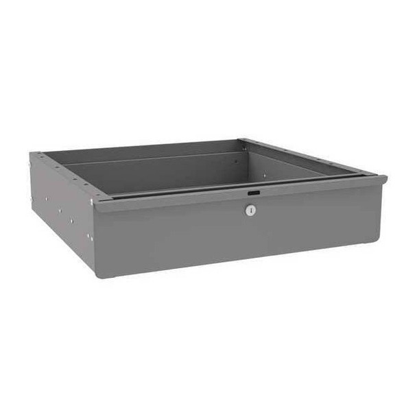 Tennsco Drawer, Gry, 6 in H, 70 lb Cap, Steel WBD-25