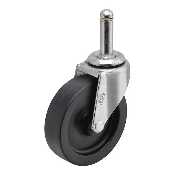 2" X 13/16" Non-Marking Polyolefin Swivel Caster, No Brake, Loads Up To 90 lb