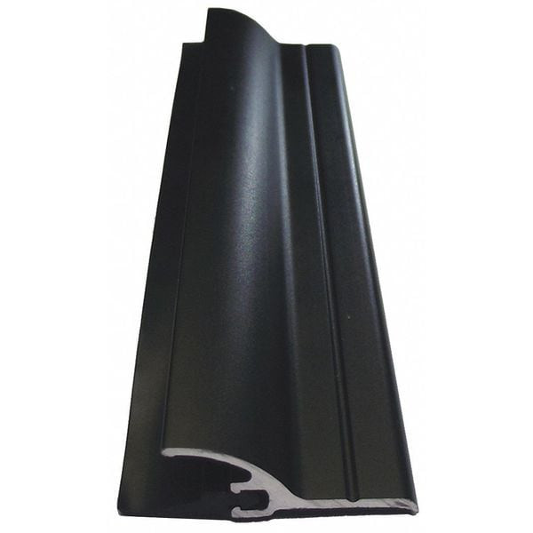 Pemko Door Sweep, Black, Drip Cap, 48 in Lg, 1/2 in W, Aluminum 3452DPK48