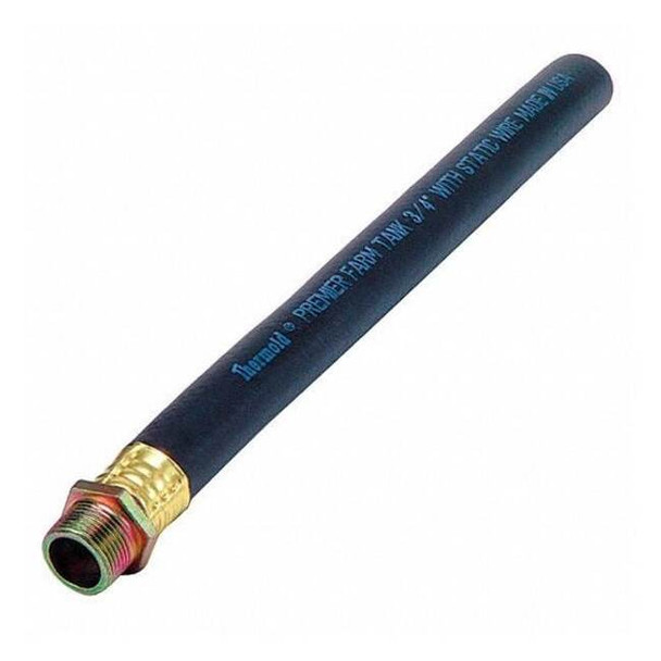 Thermoid 3/4" ID x 10 ft NBR Farm Tank Gasoline Hose 60 PSI BK 00667212210